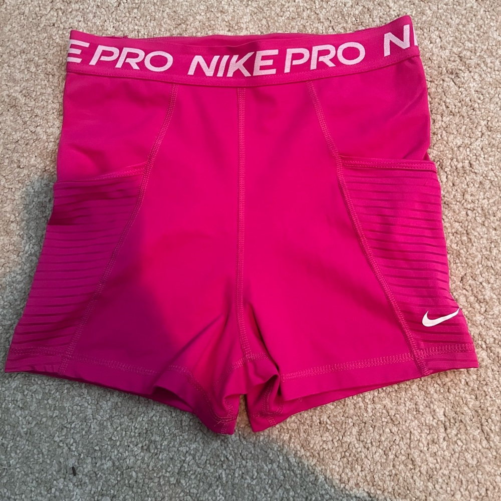 pink nike pros